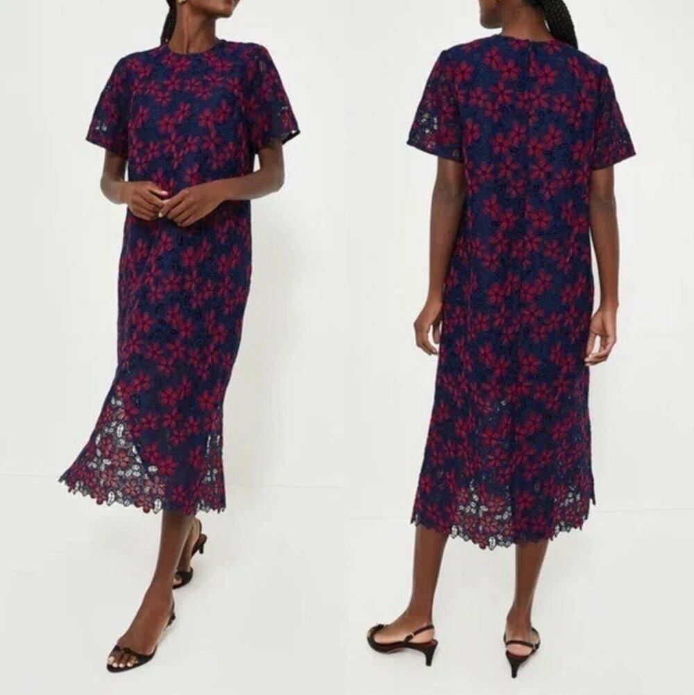Pomander Place Midnight Floral Lace Seraphina Dress Size S Floral Date Formal